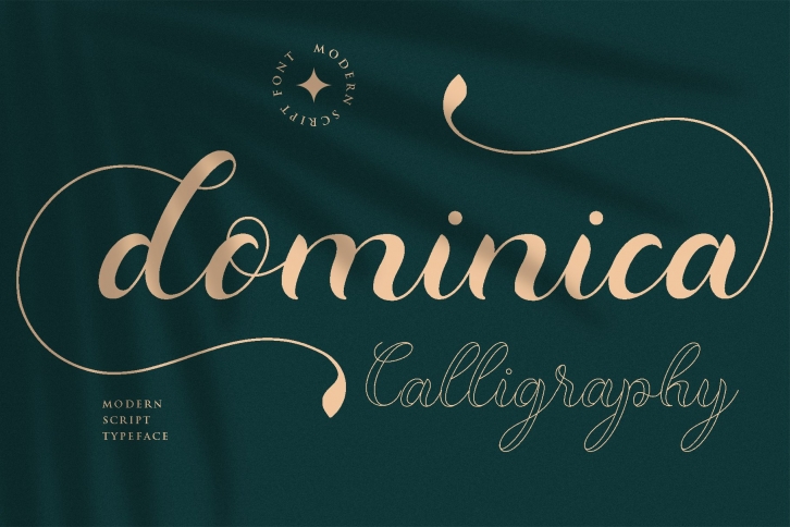 Dominica Calligraphy A Modern Calligraphy Script Duo Font Download