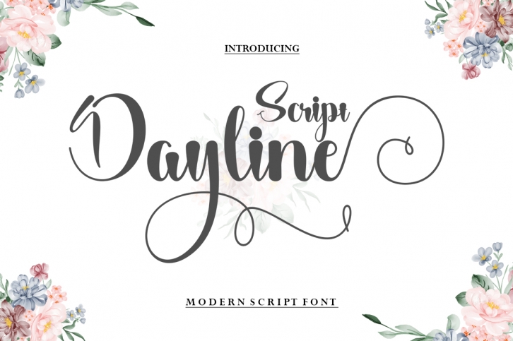 Dayline Scrip Font Download