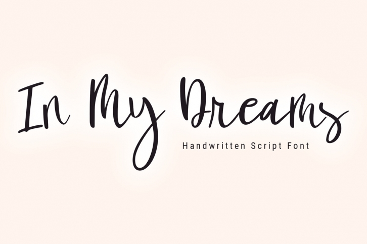 In My Dreams Font Download