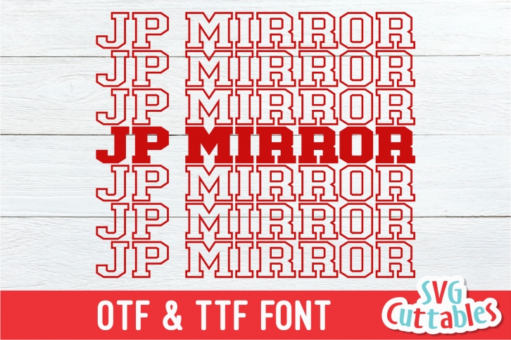 JP Mirror Font Download