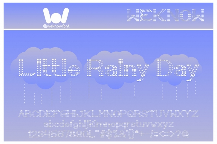 Little Rainy Day Font Download