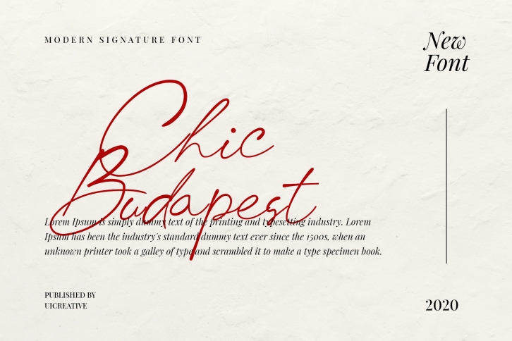 Chick Budapest Signature Font Download