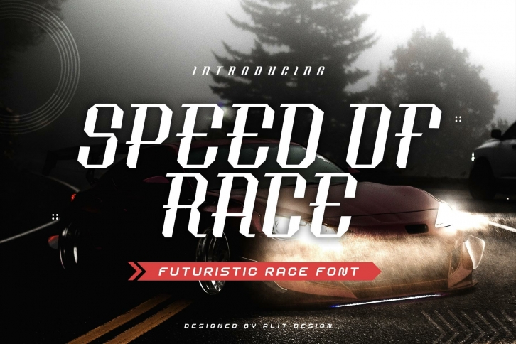 Speed of Race Typeface Font Download