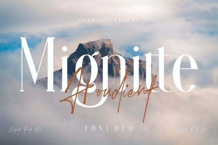 Mignitte & Houdient Duo Font Font Download