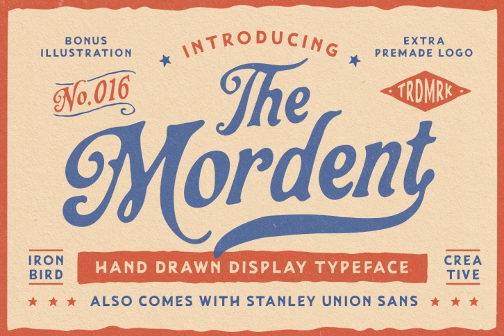 The Mordent Trio Font Download