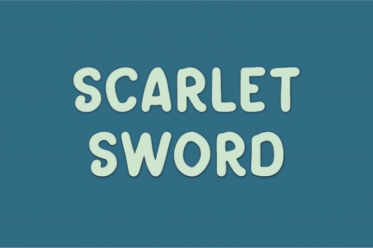 Scarlet Sword Font Download