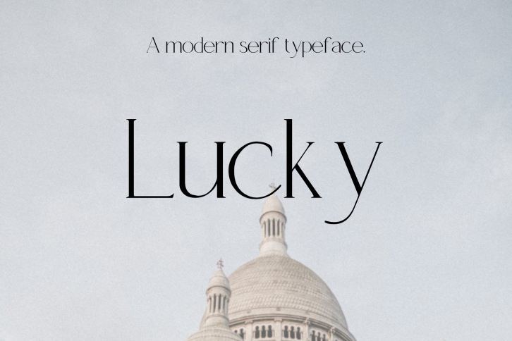 Lucky Serif Typeface Font Download