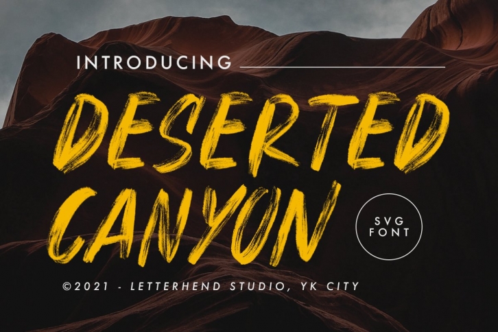 Deserted Canyon Font Download