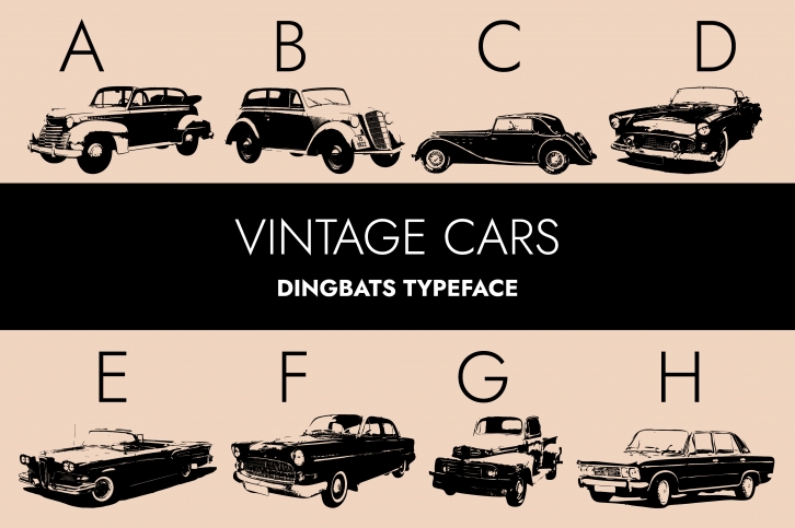Vintage Cars Font Download