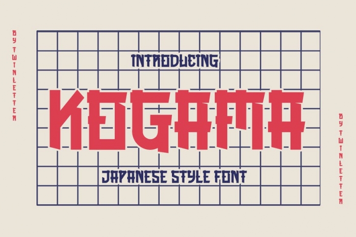 KOGAMA - Japanese style font Font Download
