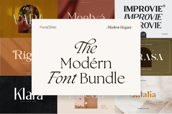 The Modern Bundle Font Download