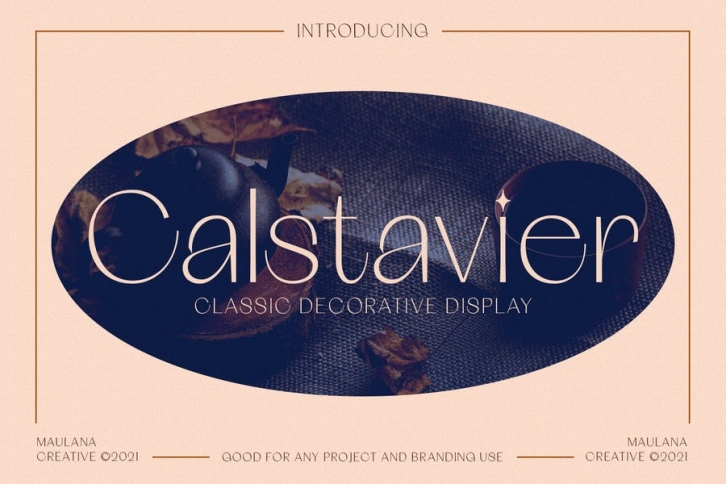 Calstavier Decorative Display Font Font Download
