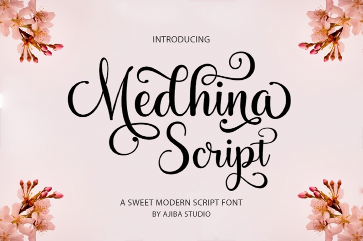 Medhina Script Font Download