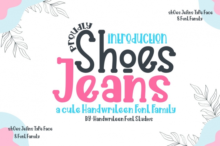 Shoes jeans Font Download