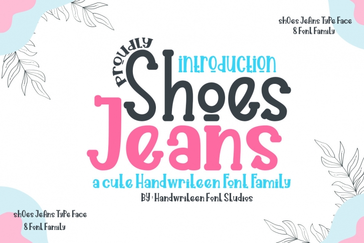 Shoes Jeans Font Download
