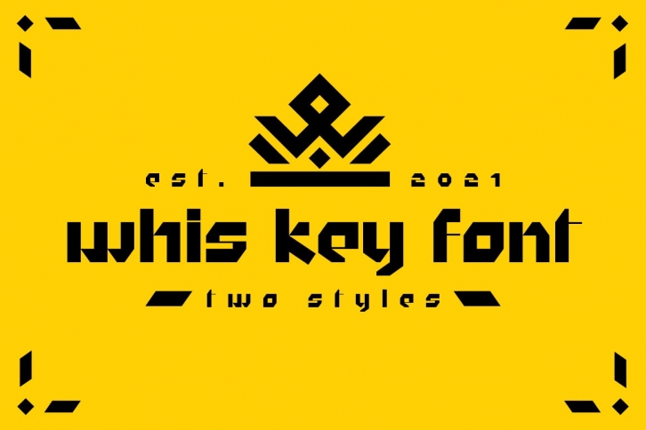 Whis Key Modern Blackletter Minimal Font Download
