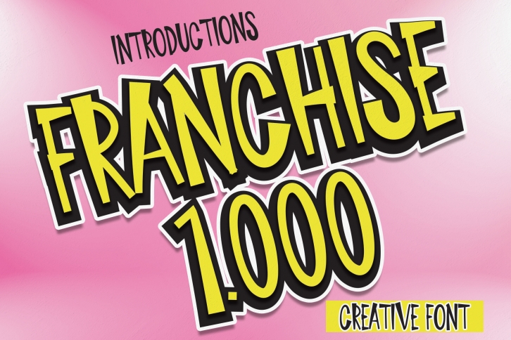 Franchise 1000 Font Download