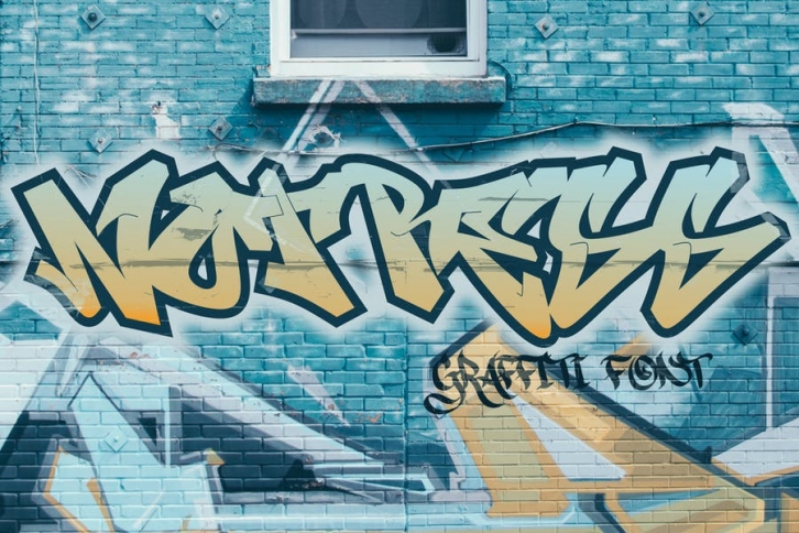 Notress - Graffiti Font Font Download