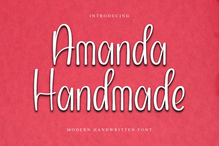 Amanda Handmade Font Download