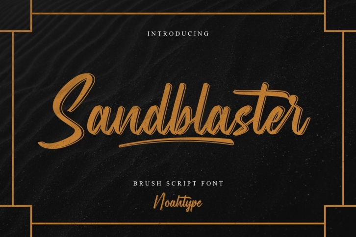 Sandblaster Font Download