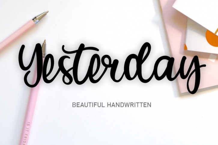 Yesterday Font Download