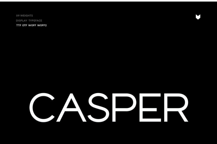 Casper Typeface Font Download