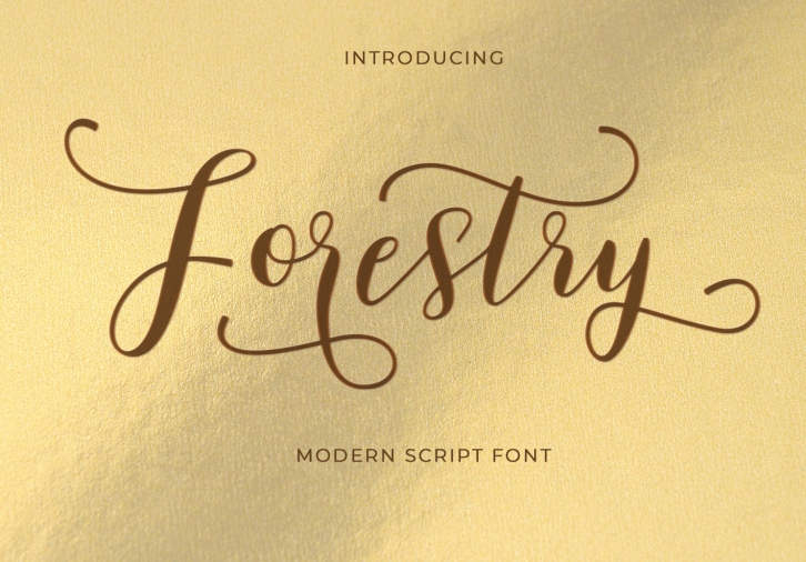Forestry Scrip Font Download