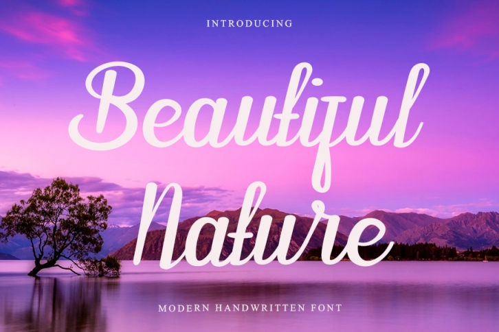 Beautiful Nature Font Download