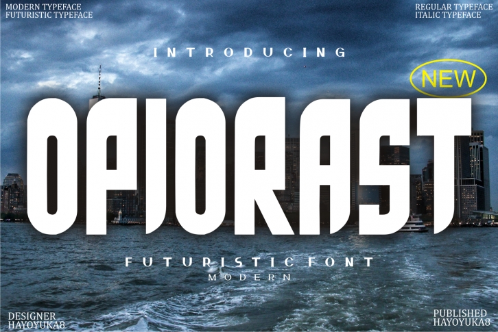 Opiorast Font Download