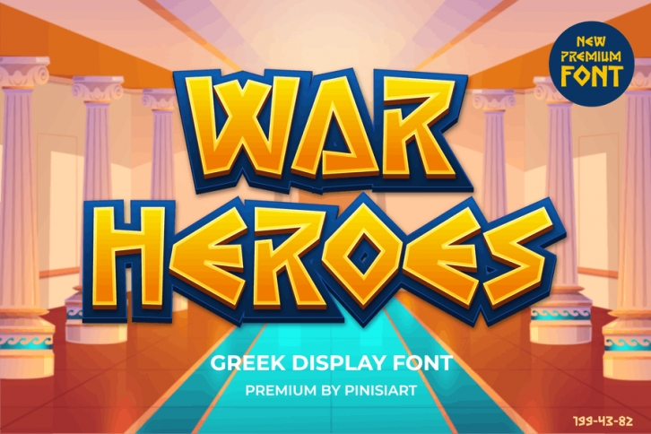 War Heroes - Gaming font Font Download