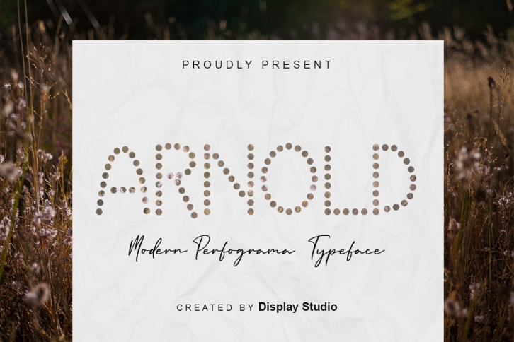 ARNOLD Font Download