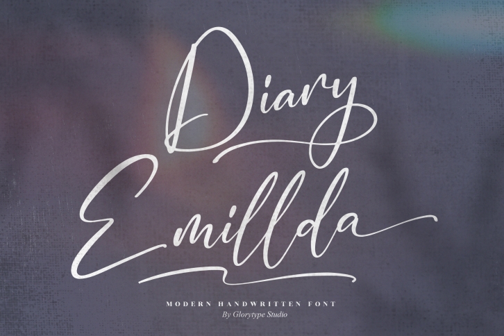 Diary Emillda Font Download