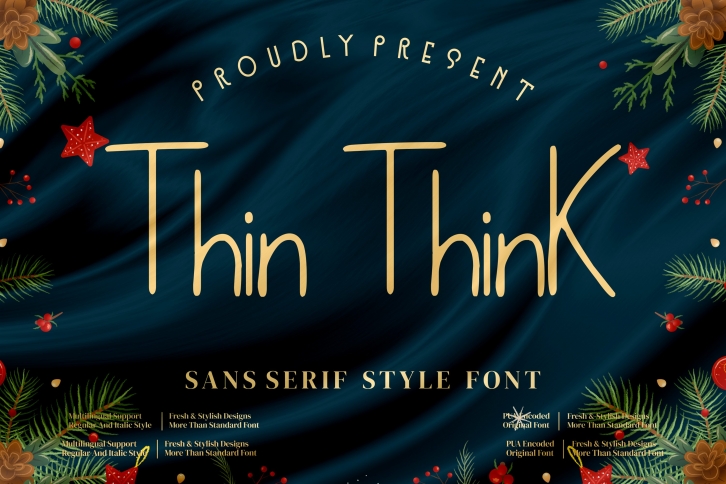 Thin Think Font Download