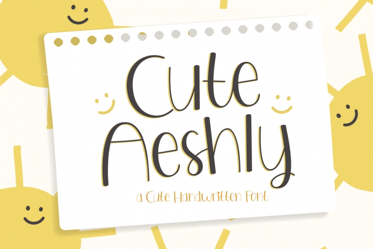 Cute Aeshly Font Download