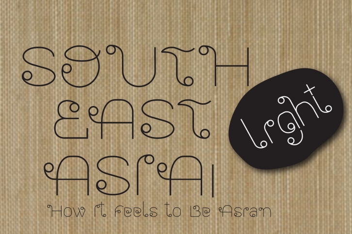 Southeast Asia Light Font Font Download