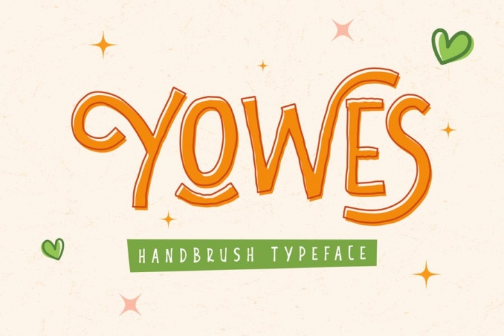 DS Yowes - Handbrush Typeface Font Download
