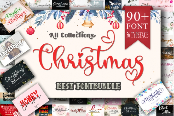 CHRISTMAS FONTBUNDLE Font Download