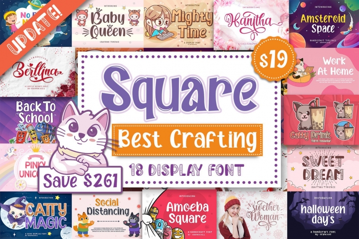 Square Crafting Font Download
