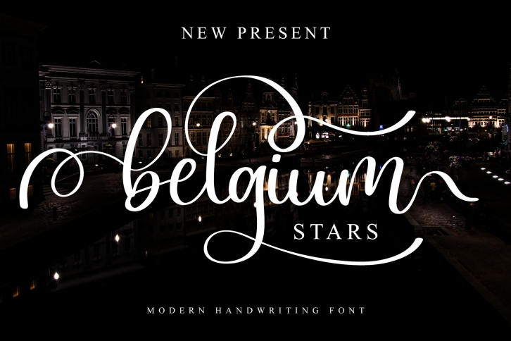 Belgium Stars Font Download