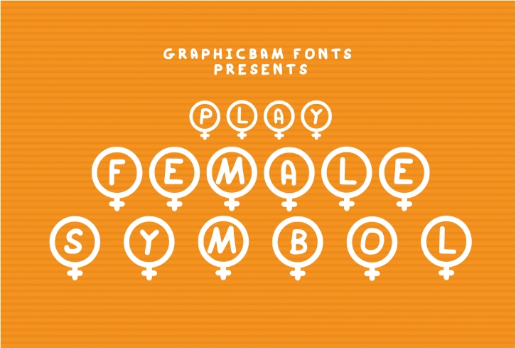 Play Female Symbol Font Download