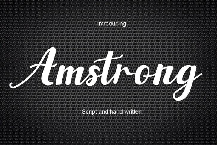 Amstrong Font Download