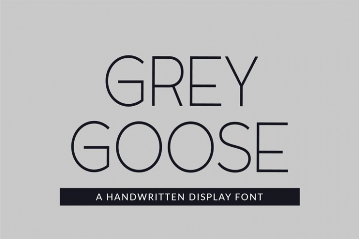 Grey Goose Font Download
