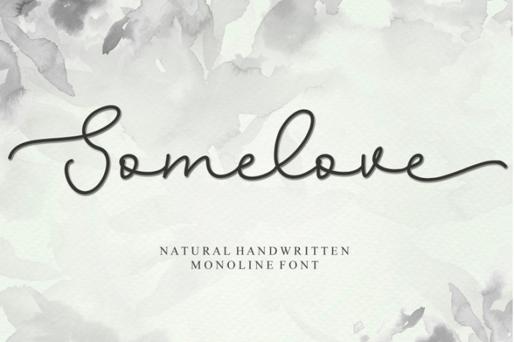 Somelove - Handwritten Font Font Download