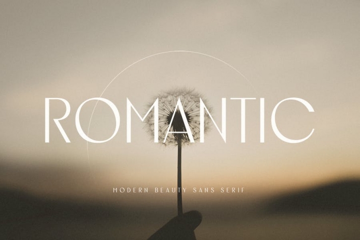 Romantic - Modern Beauty Sans Serif Font Download