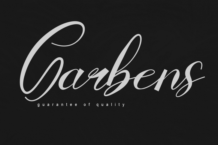 Garbens Font Download