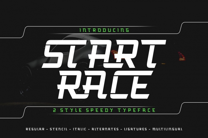 Start Race Font Download