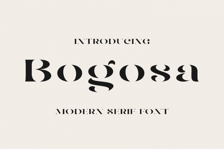 Bogosa – Modern Serif Font Download