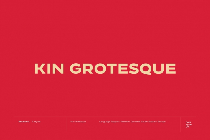 Kin Grotesque Standard Font Download