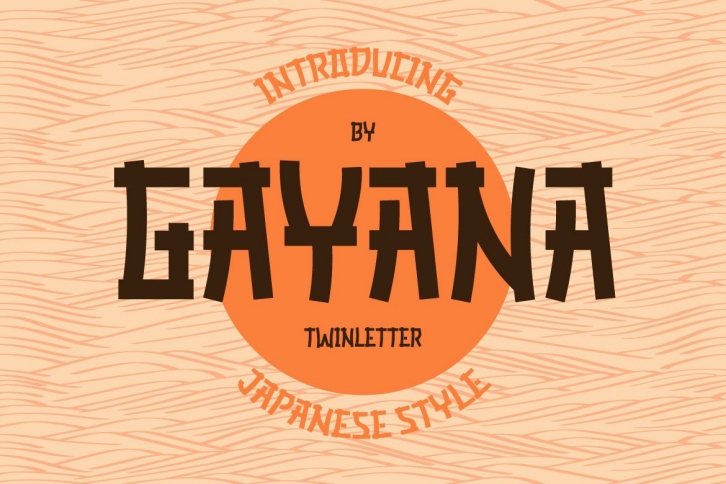 GAYANA Faux Japanese Font Download