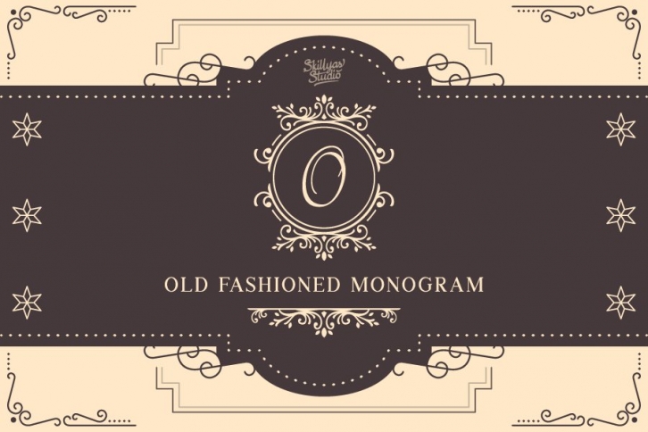 Old Fashioned Monogram Font Download